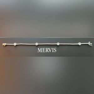 Gabriel & Co Diamond tennis bracelet, 14k white gold. 2.57TW